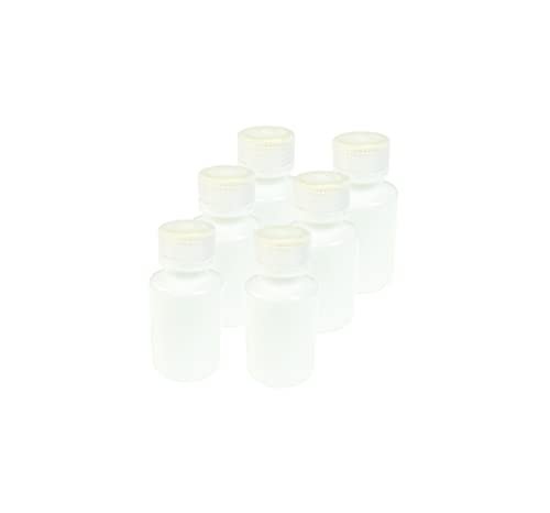 United Scientific™ Leak Proof Travel Bottles for Toiletries - 3 Oz Travel Bottles with Lined Polypropylene Lid - TSA Approved Travel Bottles - Travel Shampoo Bottles, Clear, Pack of 6 - Image 2