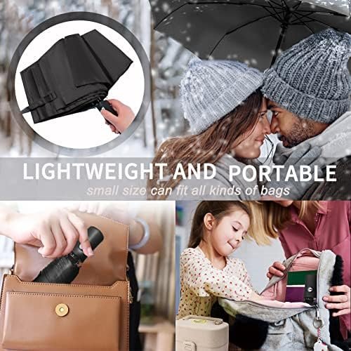 SIEPASA Windproof Travel Compact Umbrella-Automatic Umbrellas for Rain-Compact Folding Umbrella, Travel Umbrella Compact, Small Portable Windproof Umbrellas for Men Women Teenage. - Image 9