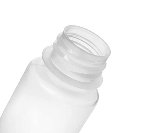 United Scientific™ Leak Proof Travel Bottles for Toiletries - 3 Oz Travel Bottles with Lined Polypropylene Lid - TSA Approved Travel Bottles - Travel Shampoo Bottles, Clear, Pack of 6 - Image 3