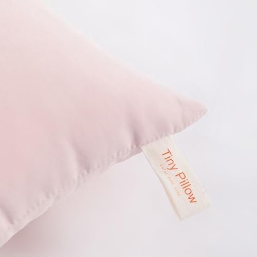 NTBAY Tiny Pillows, Down Alternative 7"x11" Microfiber Mini Pillows for Travel, Pets, Soft Machine Washable Small Pillows for Neck, Wrist, Lumbar and Knee, Pink - Image 4