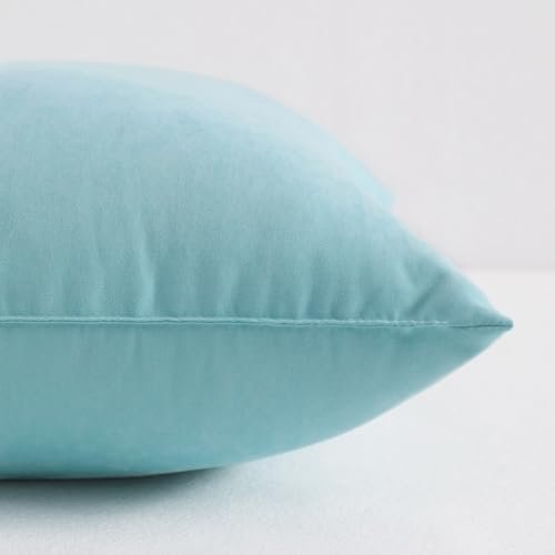 NTBAY Tiny Pillows, Down Alternative 7"x11" Microfiber Mini Pillows for Travel, Pets, Soft Machine Washable Small Pillows for Neck, Wrist, Lumbar and Knee, Aqua - Image 2