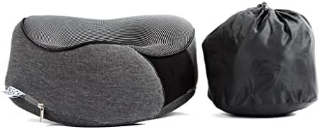 Neck Pillows for Travel - Airplane Pillow – Memory Foam for Kids & Adults – Travel Neck Pillow & Airplane Travel Essentials for Sleeping Support On Flight Or Car (Graphite Grey) - Image 5