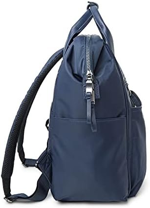 Baggallini Soho Backpack - Travel Laptop Backpack for Women - Lightweight Water-Resistant Luggage Bag, French Navy - Image 4