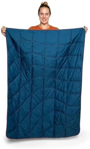 Rumpl The NanoLoft Puffy Blanket | Indoor Outdoor Camping Blanket for Traveling, Picnics, Beach Trips, Concerts | 32" x 52" | Black, Travel - Image 5
