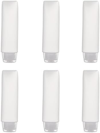 OTO 6 Pack Travel Size Plastic Squeeze Bottles for Liquids, 30ml/1 Fl. Oz TSA Approved Makeup Toiletry Cosmetic Containers - Image 6