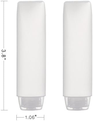 OTO 6 Pack Travel Size Plastic Squeeze Bottles for Liquids, 30ml/1 Fl. Oz TSA Approved Makeup Toiletry Cosmetic Containers - Image 2