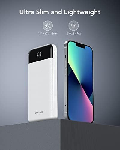 Portable Charger with Built in Cables, Portable Charger with Cords Wires Slim 10000mAh Travel Battery Pack 6 Outputs 3 Inputs 3A Fast Charging Power Bank for Samsung Google Pixel LG Moto iPhone iPad - Image 5