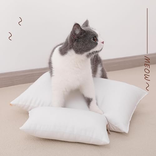 NTBAY Tiny Pillows, Down Alternative 7"x11" Microfiber Mini Pillows for Travel, Pets, Soft Machine Washable Small Pillows for Neck, Wrist, Lumbar and Knee, Yellow - Image 6