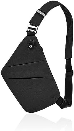 Fibrdoo Anti Theft Crossbody Bag for Women Men, Travel Purse Anti Theft Crossbody Sling Bag Shoulder Bag for Casual
