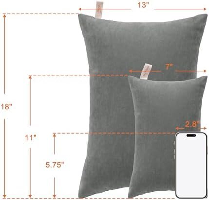 NTBAY Tiny Pillows, Down Alternative 7"x11" Microfiber Mini Pillows for Travel, Pets, Soft Machine Washable Small Pillows for Neck, Wrist, Lumbar and Knee, Dark Grey - Image 5