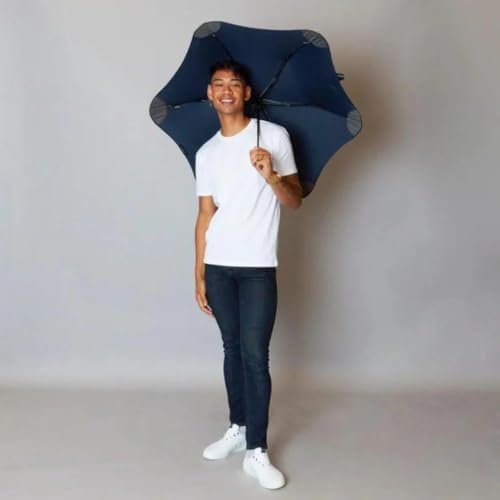 Blunt Metro Travel Umbrella – 39" Windproof Umbrella, Compact Umbrella for Wind and Rain, Portable, Heavy Duty, UV Protection - Navy - Image 6