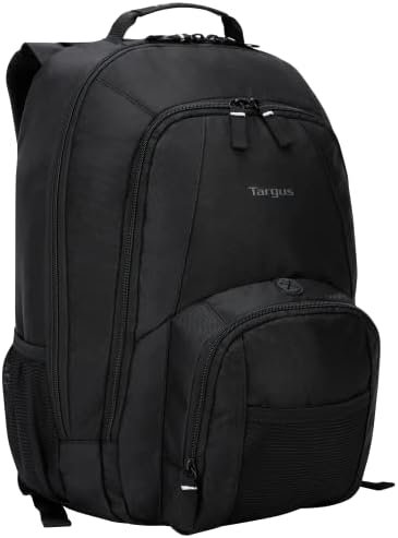 Targus 16 Inch Groove Laptop Backpack, Black - Fits Most Laptops up to 16", Water Resistant Travel Backpack for Business Commuters, College, and Travel (CVR600)