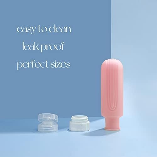 19 Pack Travel Bottles Set for Toiletries, TSA Approved Travel Size Containers, 3oz BPA Free Leak Proof Silicone Squeezable Travel Accessories, Refillable for Shampoo Conditioner Lotion Soap - Image 5