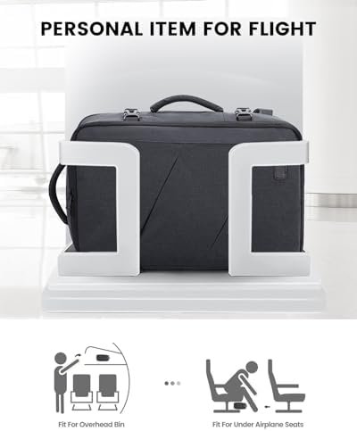 LOVEVOOK Travel Backpack, 40L Extra Large Backpack, Carry on Backpack 17 Inch with USB Port, Water Resistant Business Backpack for Men Women, Dark Grey - Image 2