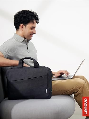 Lenovo Laptop Bag T210, Messenger Shoulder Bag for Laptop or Tablet, Sleek, Durable & Water-Repellent Fabric - Image 8