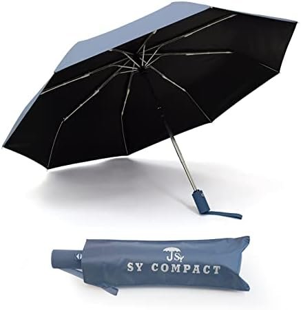 SY COMPACT Umbrella Automatic Travel Waterproof Light Folding Umbrellas Easy Carry for Women and Men - Image 3
