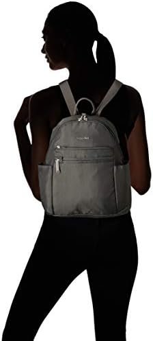 Securtex® Anti-theft Vacation Travel Backpack 10x13" Slash-Resistant Nylon Daypack w/RFID, Charcoal - Image 7