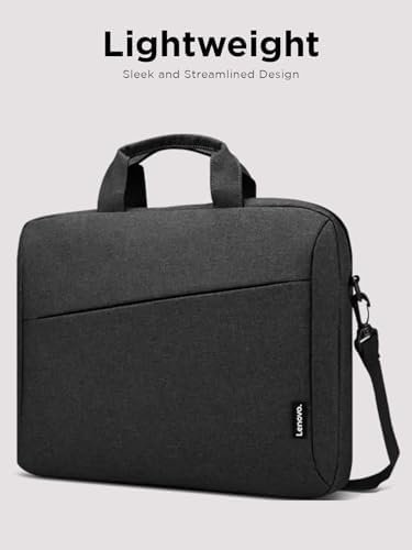 Lenovo Laptop Bag T210, Messenger Shoulder Bag for Laptop or Tablet, Sleek, Durable & Water-Repellent Fabric - Image 4