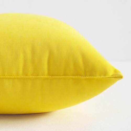 NTBAY Tiny Pillows, Down Alternative 7"x11" Microfiber Mini Pillows for Travel, Pets, Soft Machine Washable Small Pillows for Neck, Wrist, Lumbar and Knee, Yellow - Image 2