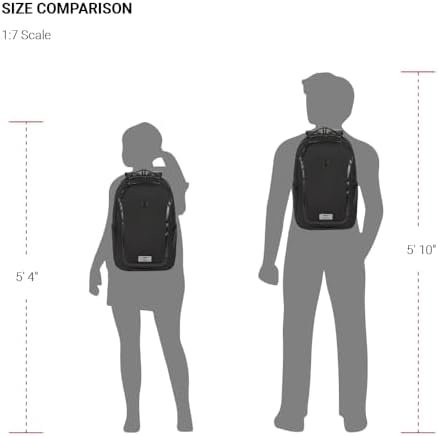 SwissGear Shield Laptop Backpack, Black, 18.5”x12”x6” - Image 6
