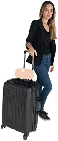BlueHills Ultra Compact Travel Blanket Pillow for Airplane Traveling Essential Long Flight Trip Throw in Bag Portable Case Large Plane Accessories Beige - C007 - Image 7
