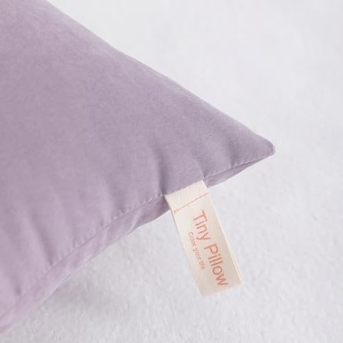 NTBAY Tiny Pillows, Down Alternative 7"x11" Microfiber Mini Pillows for Travel, Pets, Soft Machine Washable Small Pillows for Neck, Wrist, Lumbar and Knee, Lavender - Image 4