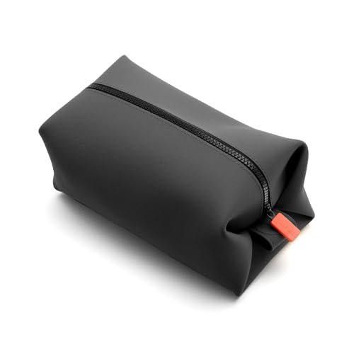 Tooletries - The Koby Dopp Kit - Silicone Toiletry Bag for Men, Travel Dopp Kit for Men - Heavy-Duty Zipper, Leak Resistance, Easy to Clean - 10" x 6" x 6" - Charcoal
