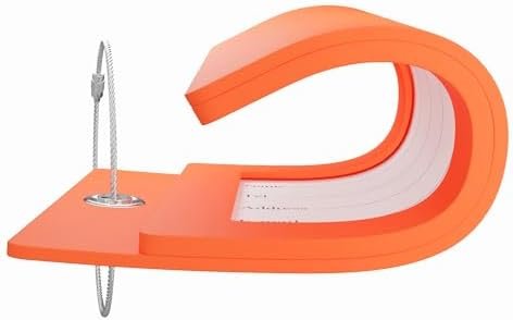 Gostwo 2 Pack Luggage Tags for Suitcases, 26 Initial Letter Travel Luggage Baggage Identification Labels ID Tag Fully Bendable Tags with Stainless Steel Loop (Orange) (Letter F) - Image 6