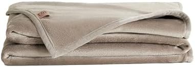 UnHide Lil Marsh Traveler - Travel Blanket - Faux Fur Blanket - Durable, Lightweight, Extra Soft Blanket - Taupe Ducky (50” x 60”)