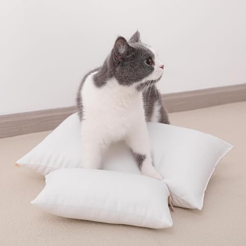 NTBAY Tiny Pillows, Down Alternative 7"x11" Microfiber Mini Pillows for Travel, Pets, Soft Machine Washable Small Pillows for Neck, Wrist, Lumbar and Knee, Orange - Image 6