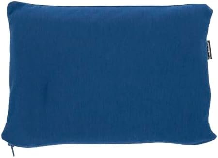 Brookstone Travel 2-1 Ultra Soft Jersey Knit Travel Blanket with Carrying Case and Luggage Pass-Through - Portable Blanket, Blue - Image 2