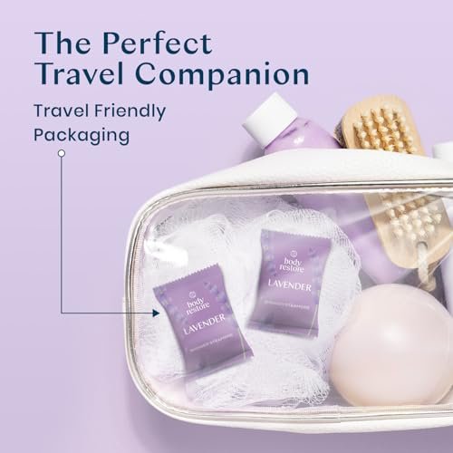 Body Restore Shower Steamers Aromatherapy 15 Pack - Relaxation Birthday Gifts for Women and Men, Travel Essentials, Stress Relief and Self Care - Lavender - Image 5