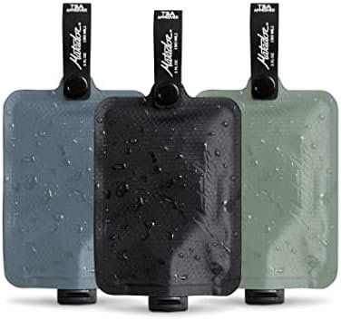 Matador Toiletry Bottles 3 Pack - 3 OZ Travel Bottles for Toiletries, TSA Approved Toiletry Bottles with Labels, Refillable Travel Pouch, Travel Containers for Creams, Gels, Pastes, and Liquids