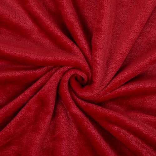 Vessia Travel Blanket for Airplane, Train and Car, Warm and Soft Travel Blanket in Bag for Adults and Kids, Portable Compact Long Flight Blanket with Luggage Sleeve, Backpack Clip(Red) - Image 7