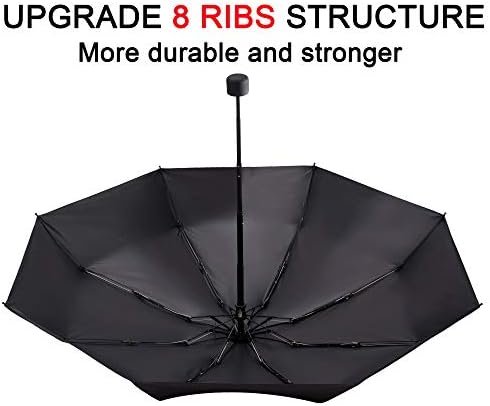 Goothdurs Mini Travel Compact Windproof Umbrella - Small Folding Lightweight Sun & Rain Umbrellas with 95% UV Protection for Women Men - Image 6