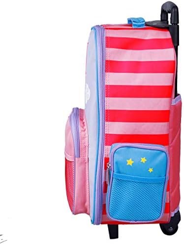 Wildkin Kids Rolling Suitcase for Boys & Girls, Suitcase for Kids Measures 16 x 11.5 x 6 Inches, Kids Luggage is Carry-On Size, Perfect for School & Overnight Travel (Unicorn) - Image 7