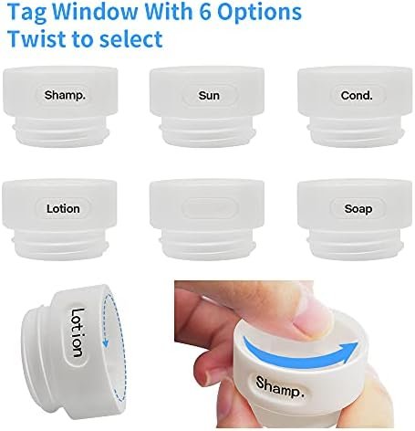 14PC 3OZ TSA Approved Silicone Travel Bottles for Toiletries, BPA Free Leak Proof Reusable Silicone Bottles, Travel Accessories for Shampoo Soap Liquids with Toiletry Bag - Image 4