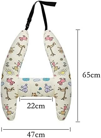 Car Travel Pillow Soft Neck Pillow for Head and Body Support Kids Adult Seat Belt Pillow Breathable Aircraft Travel Pillow for Long-Distance Travel - Image 6