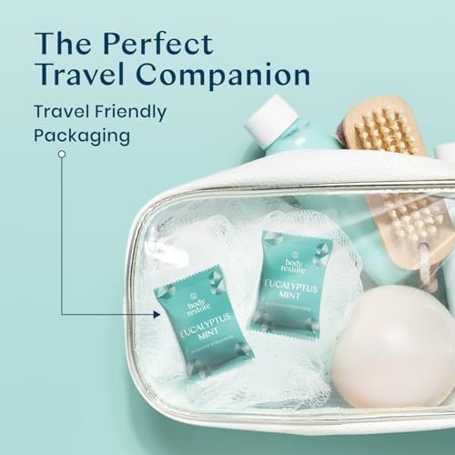 Body Restore Shower Steamers Aromatherapy 15 Pack - Relaxation Birthday Gifts for Women and Men, Travel Essentials, Stress Relief and Self Care - Eucalyptus - Image 5