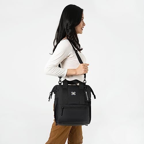 Sherpani Dispatch, Convertible Backpack Tote, Travel Backpack, Crossbody Bags for Women, Laptop Backpack, Fits 13 Inch Laptop (Raven) - Image 3
