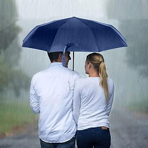 TradMall 2 Pack Travel Umbrella Windproof 46/56 Inches Large Canopy Reinforced Fiberglass Ribs Auto Open & Close - Image 7