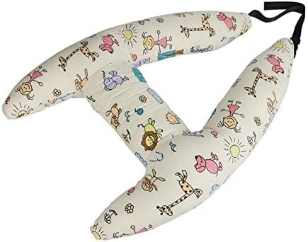 Car Travel Pillow Soft Neck Pillow for Head and Body Support Kids Adult Seat Belt Pillow Breathable Aircraft Travel Pillow for Long-Distance Travel - Image 4