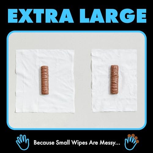DUDE Wipes - Flushable Wipes - 3 Pack, 144 Wipes - Unscented Extra-Large Adult Wet Wipes - Vitamin-E & Aloe - Septic and Sewer Safe - Image 6