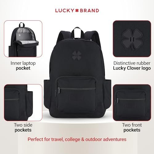 Lucky Backpack for Men, Premium Laptop Backpack, Travel Backpack for Women, Lightweight Backpacks, Comfortable Mens Back Pack - Image 4