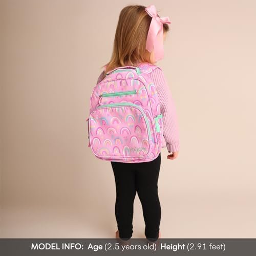 mibasies Toddler Backpack for Girls and Boys 2-4, Preschool Kindergarten Backpack, Cute Kids Backpacks for Girls(Rainbow) - Image 8