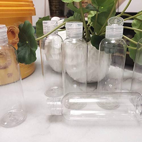 Plastic Travel Bottles for Toiletries TSA Approved,100ml/3.4oz Empty Small Squeeze Travel Size Bottle Containers with Flip Cap(6 Pack) - Image 3