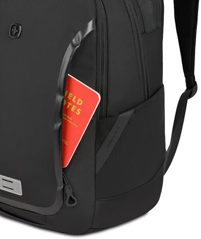 SwissGear Shield Laptop Backpack, Black, 18.5”x12”x6” - Image 8
