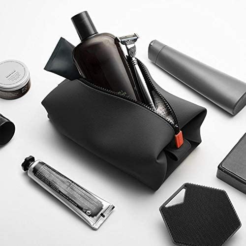 Tooletries - The Koby Dopp Kit - Silicone Toiletry Bag for Men, Travel Dopp Kit for Men - Heavy-Duty Zipper, Leak Resistance, Easy to Clean - 10" x 6" x 6" - Charcoal - Image 2