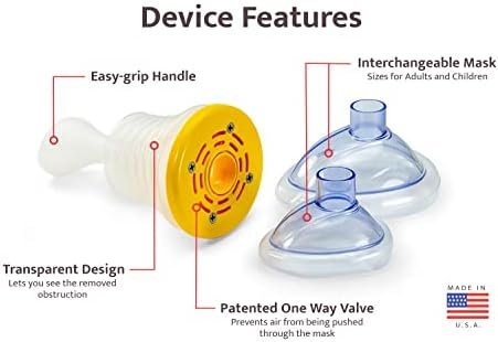 LifeVac Yellow Travel Kit - Portable Suction Rescue Device, First Aid Kit for Kids and Adults, Portable Airway Suction Device for Children and Adults - Image 3