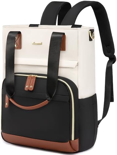 LOVEVOOK Laptop Backpack for Women, 15.6 Inch Work Backpack with Laptop Compartment, Waterproof Computer Backpack for College, Travel, Commuter
